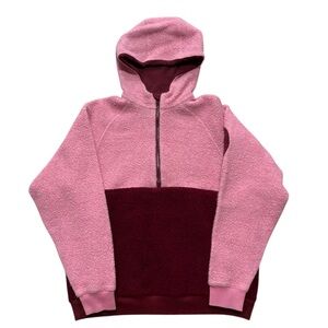 Outdoor Voices 1/2 Zip MegaFleece Hoodie size Small